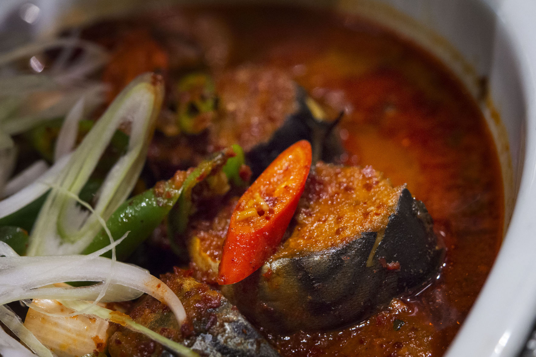 Spicy mackerel